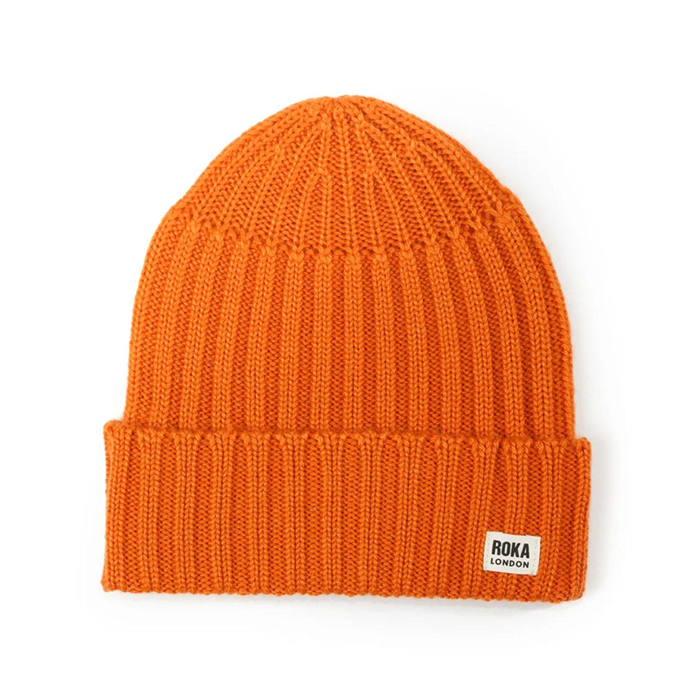 Burnt Orange Beanie Hat - 