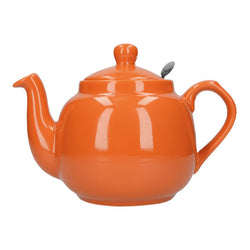 Orange Farmhouse 4 Cup Teapot