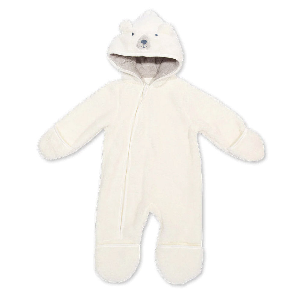Children's Polar Bear Fleece Onesie - 