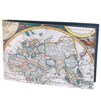 World map print travelcard holder