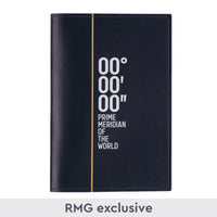 Prime Meridian Recycled Leather Passport Holder