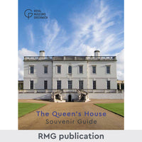 The Queen's House Souvenir Guidebook front cover photograph of The Queen's House under a blue sky