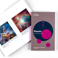 Royal Observatory Greenwich Illuminates: Planets by Dr Emily Drabek-Maunder inside pages showing nebula