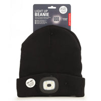 Beanie Hat with Rechargeable Torch