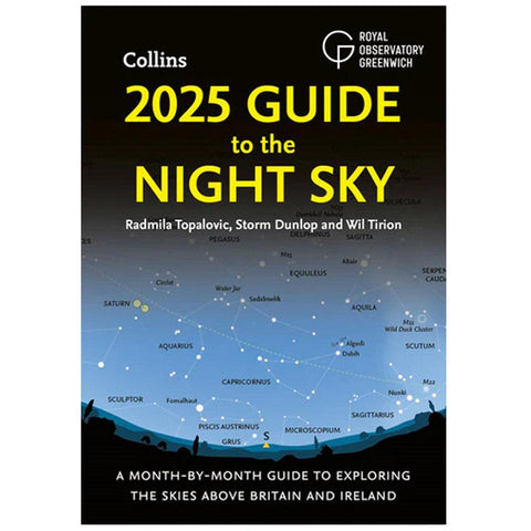 Cover of the 2025 Guide to the Night Sky.