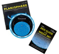 Planisphere with its packaging next to the cover of 'Stargazing'.