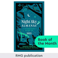 Night Sky Almanac A stargazers Guide to 2025 book cover on white background