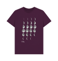 Purple Printed T-shirt Front