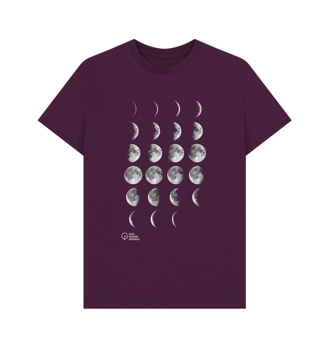 Purple Printed T-shirt Front