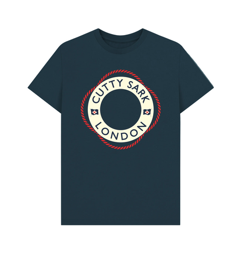 Denim Blue Printed T-shirt Front