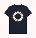 Navy Blue Printed T-shirt Front