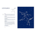 Image of Centaurus constellation with information text