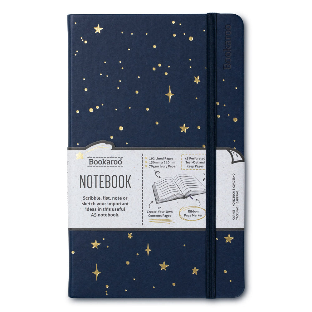 Moon and Stars Notebook - 