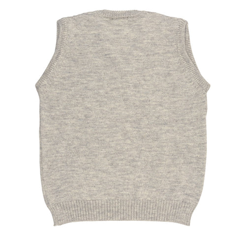 National Maritime Museum Arthur Beale Grey Sleeveless Sweater