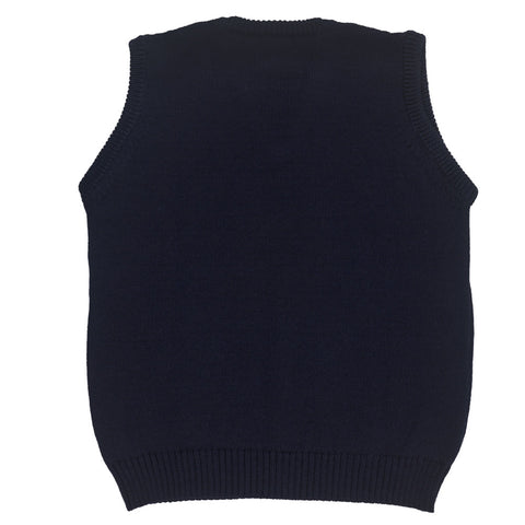 National Maritime Museum Arthur Beale Navy Sleeveless Sweater