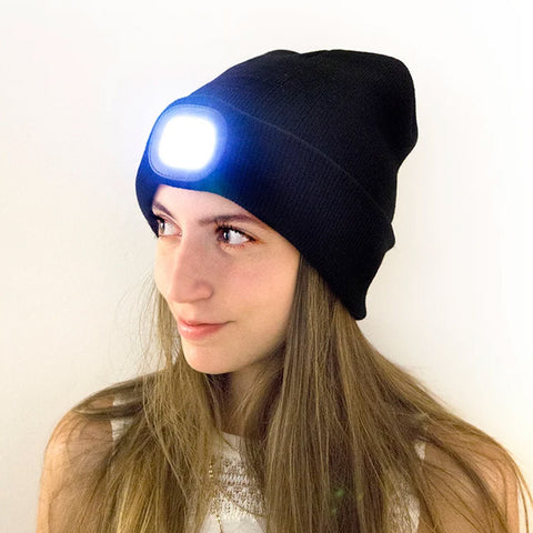 Rechargeable Light Beanie Hat
