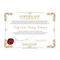Certificate of Authenticity for Cutty Sark Heritage Collection with decorative elements and text.