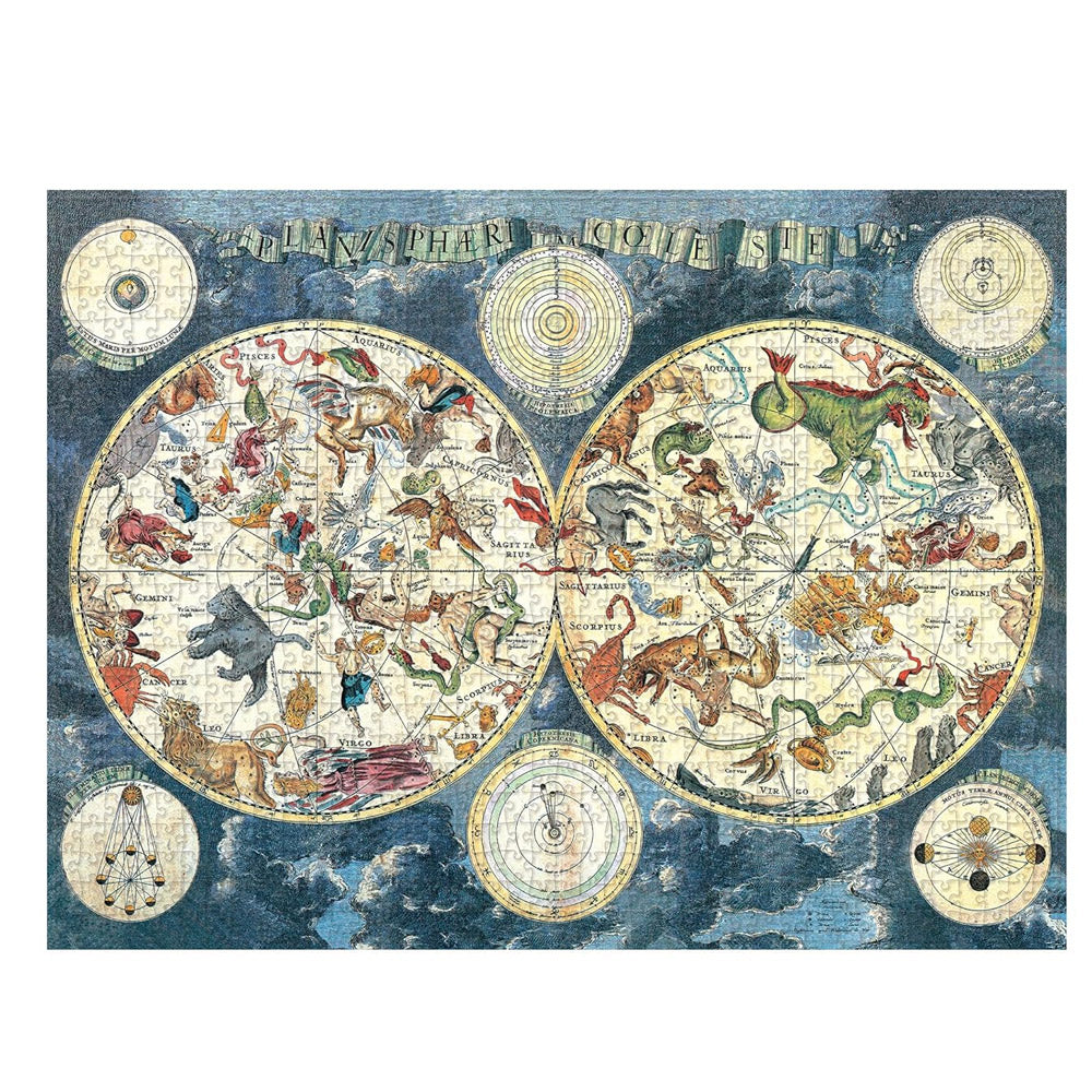 Celestial Planisphere 1000 Piece Jigsaw Puzzle | Royal Museums