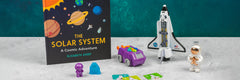 A selection of space-themed children's gifts.