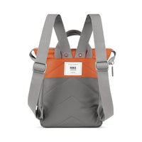 Recycled Orange and Grey Backpack