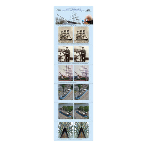 Sheet of images of Cutty Sark 