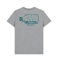 Grey t-shirt with a ship in a bottle graphic and 'Cutty Sark' branding printed on the back
