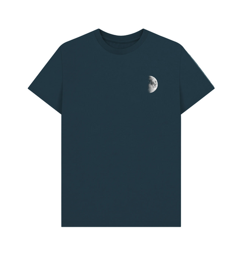 Denim Blue Printed T-shirt Front