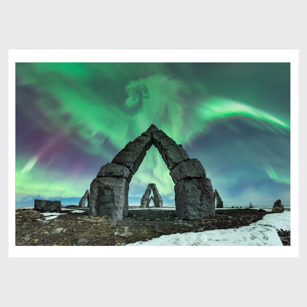 Astronomy Photographer of the Year 2024 Arctic Dragon A3 Print - 