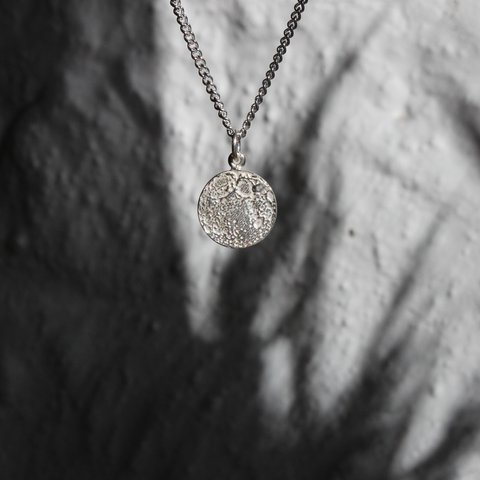 Fay Page The Moon silver necklace.