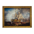 A magnet depicting Turners Battle of Trafalgar painting