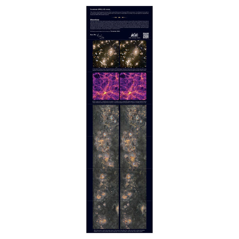 Galaxies Stereoscopic Concertina Card and Steam Punk OWL Stereo Viewer