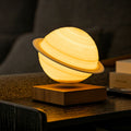 Saturn lamp lit