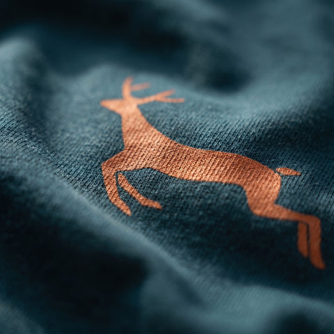 Greenwich Park t-shirt deer detail