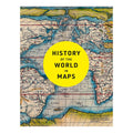 Book cover with world map design and 'History of the World in Maps' text