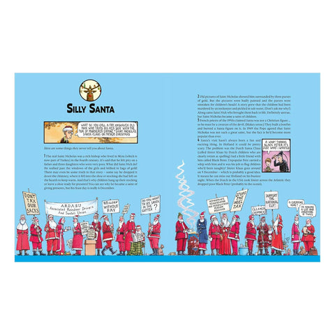 'Silly Santa' pages from Horrible Christmas book