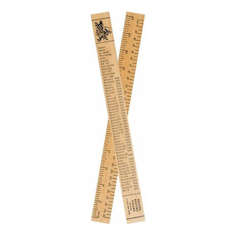 Buy Wooden Kings and Queens Ruler | Royal Museums Greenwich Shop