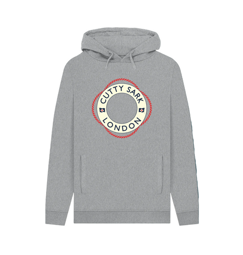Light Heather Printed Cutty Sark Life Ring Hoody 