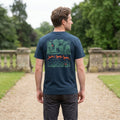 Man wearing a Greenwich Park print t-shirt