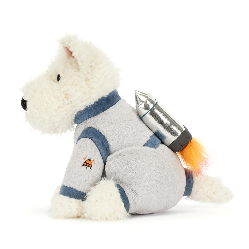 Jellycat Munro Scottie Dog Space Outfit | Space-Themed Plush Toy