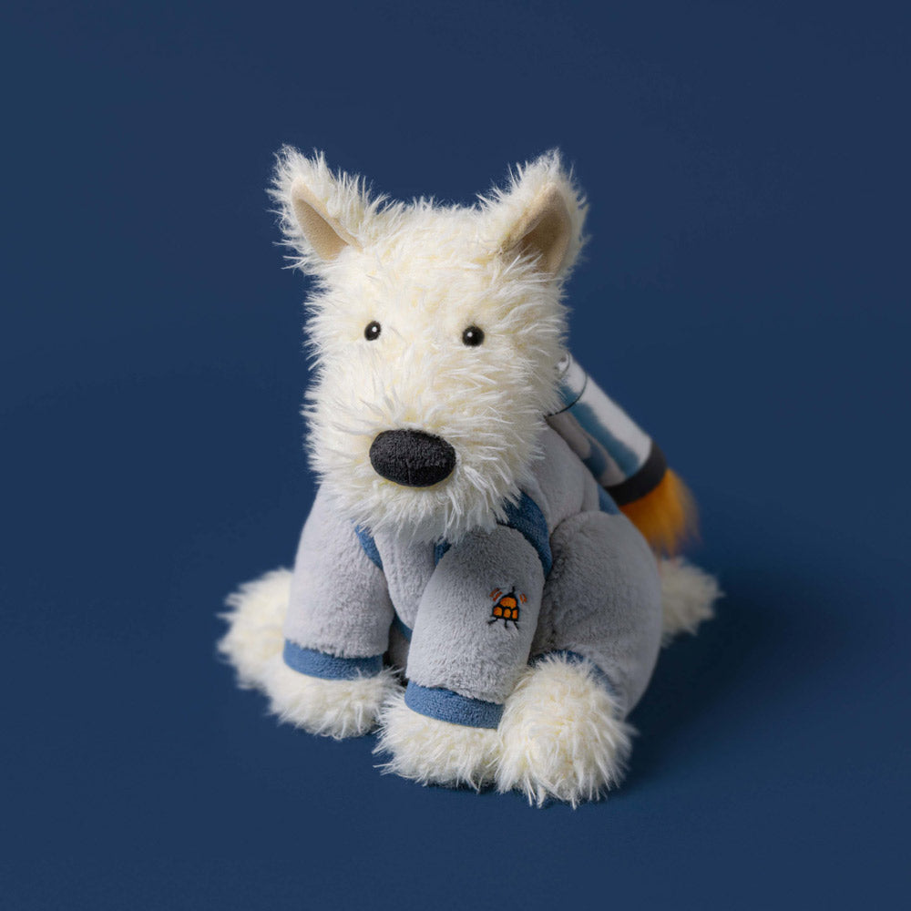 Jellycat Munro Scottie Dog Space Outfit | Space-Themed Plush Toy