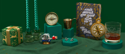 Maritime-themed replicas and books