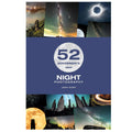 Book cover of '52 Assignments Night Photography' by Josh Dury with night sky images.