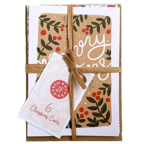 Botanical Christmas Cards (Pack of 6)