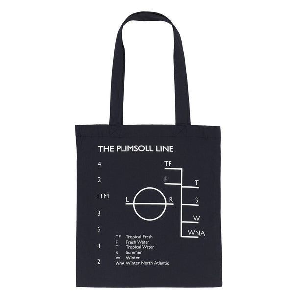 Organic Cotton Plimsoll Line Tote Bag