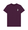 Purple Printed T-shirt Front