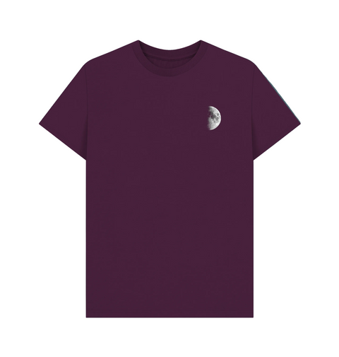 Purple Printed T-shirt Front