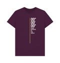 Purple Prime Meridian Printed T-shirt Front