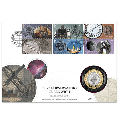 Royal Observatory Greenwich 350 Celebration Silver Proof £2 Coin