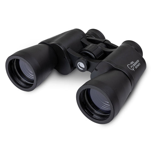 Black binoculars with a white Royal Observatory Greenwich logo.