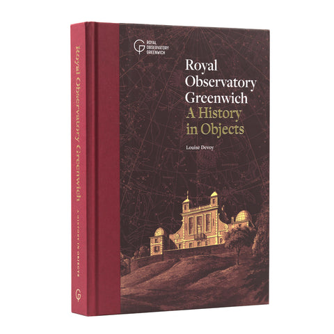Book titled 'A History in Objects' by Royal Observatory Greenwich on a white background